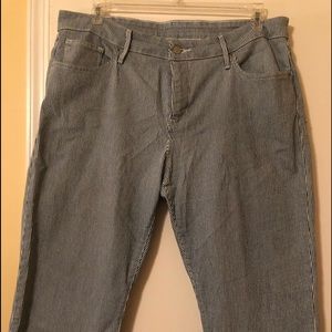 Women’s Levi’s Striped Boyfriend Jeans - Size 18W